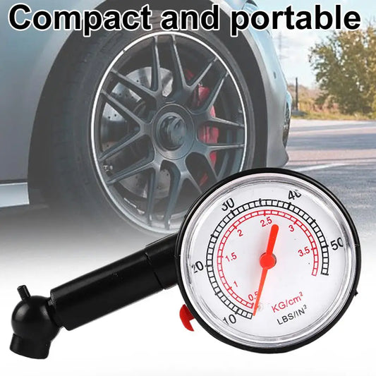 Auto Car Tire Pressure Gauge High-precision Tire Pressure Monitor Stainless Steel Manometer Air Pressure Meter Dial Tire Gauge Peaceful Pleasures Health and Wellness