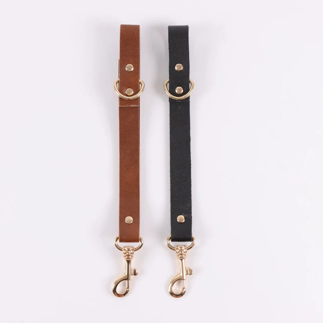 Renaissance Retro Skirt Clip Artificial PU Leather Cup Holder
