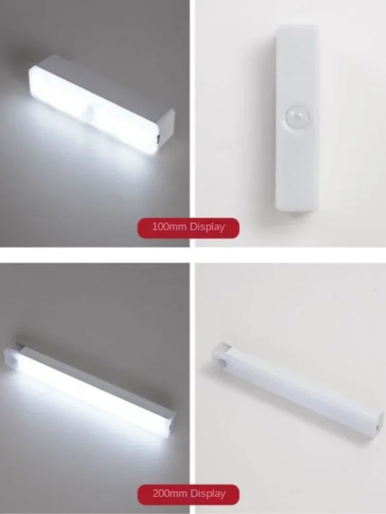 PIR Motion Sensor LED Bar Light – Rechargeable & Dimmable