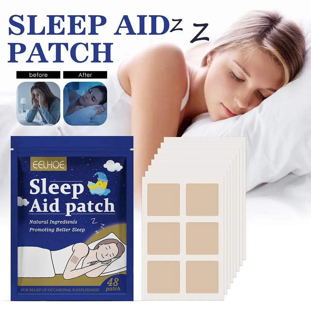 48pcs Sleep Patch Natural Muscle Relaxation Aid Peaceful Pleasures Health and Wellness