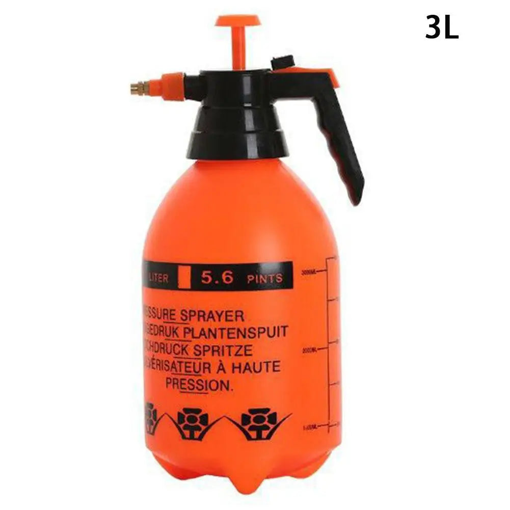 Garden Pressure Sprayer 0.8–3L Hand Pump with Brass Nozzle