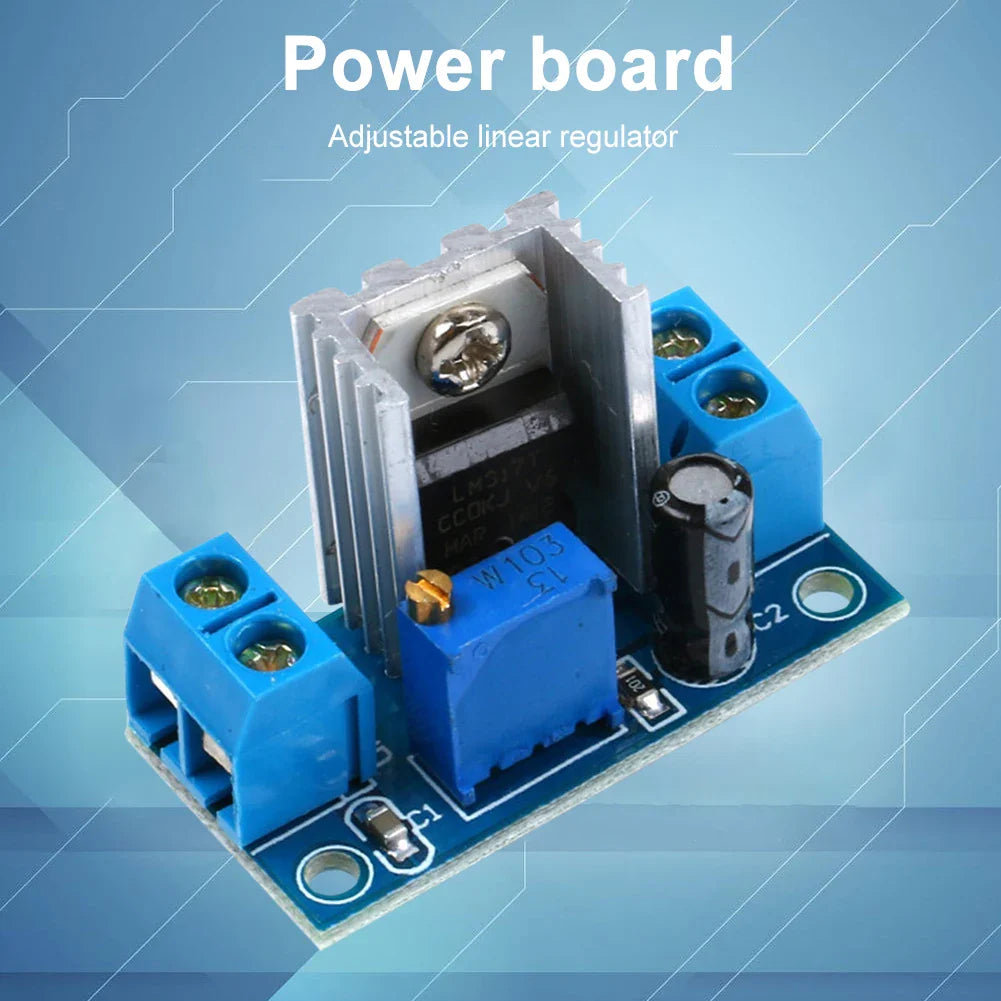 LM317 Adjustable DC-DC Buck Voltage Regulator 4.5V–40V