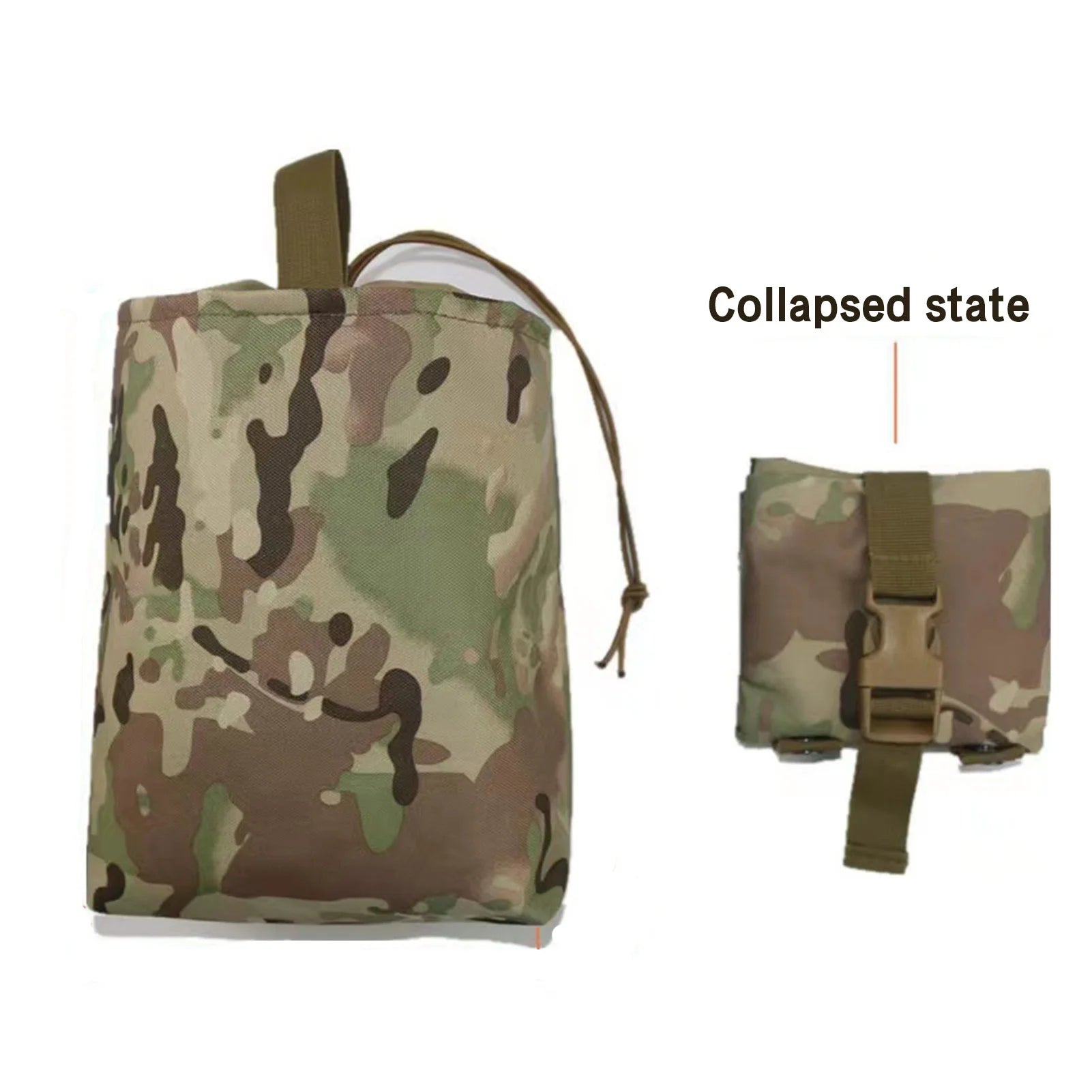 Drawstring Magazine Dump Pouch Roll-Up Drawstring Magazine Utility Pouch for Adventure Field Exploration Peaceful Pleasures Health and Wellness