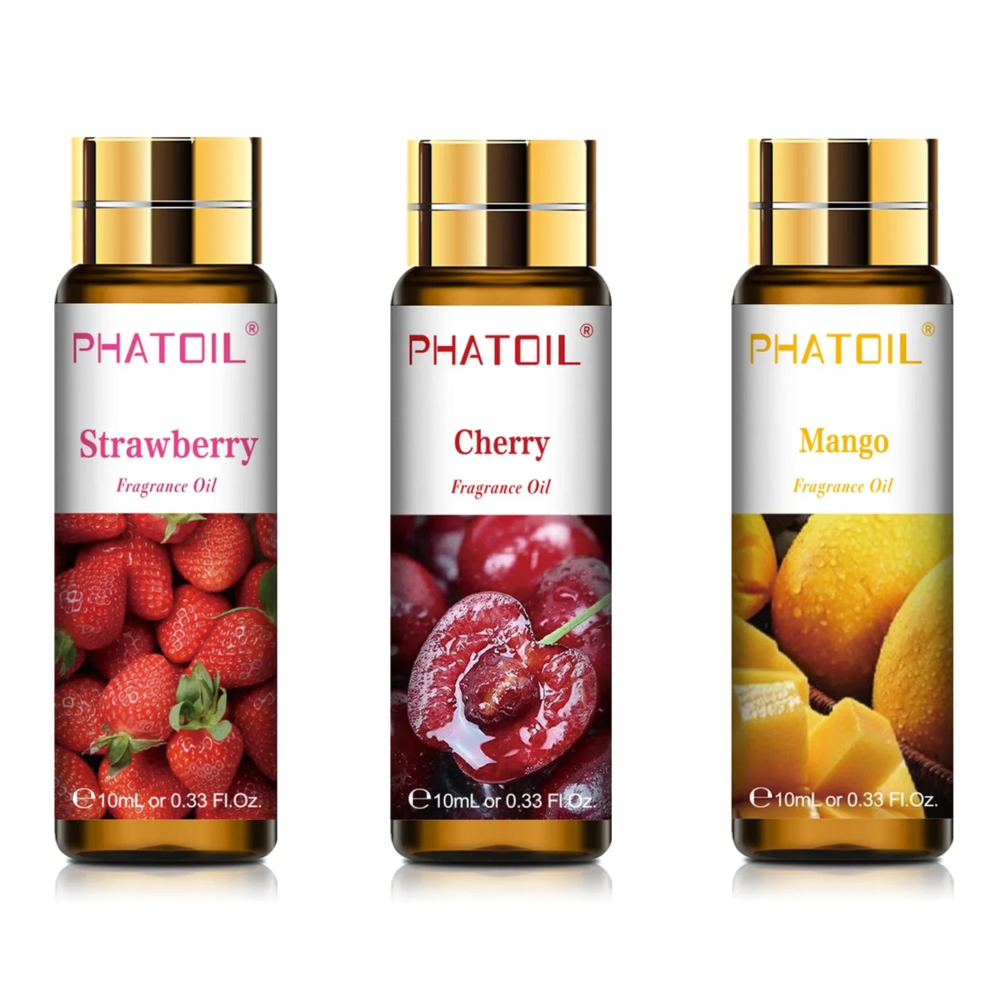 PHATOIL Fruit Fragrance Oils 10ml – Peach, Mango & More