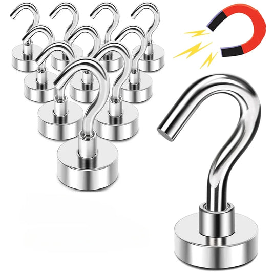 Strong Magnetic Wall Hooks – Kitchen, Bathroom & Home Storage Magnetic Wall Hooks Peaceful Pleasures Health and Wellness
