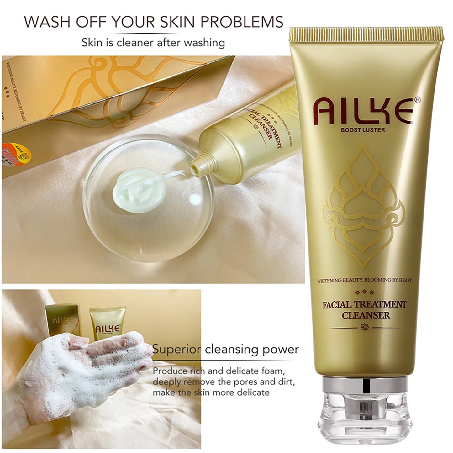 AILKE Glutathione & Niacinamide Brightening Face Cream Set