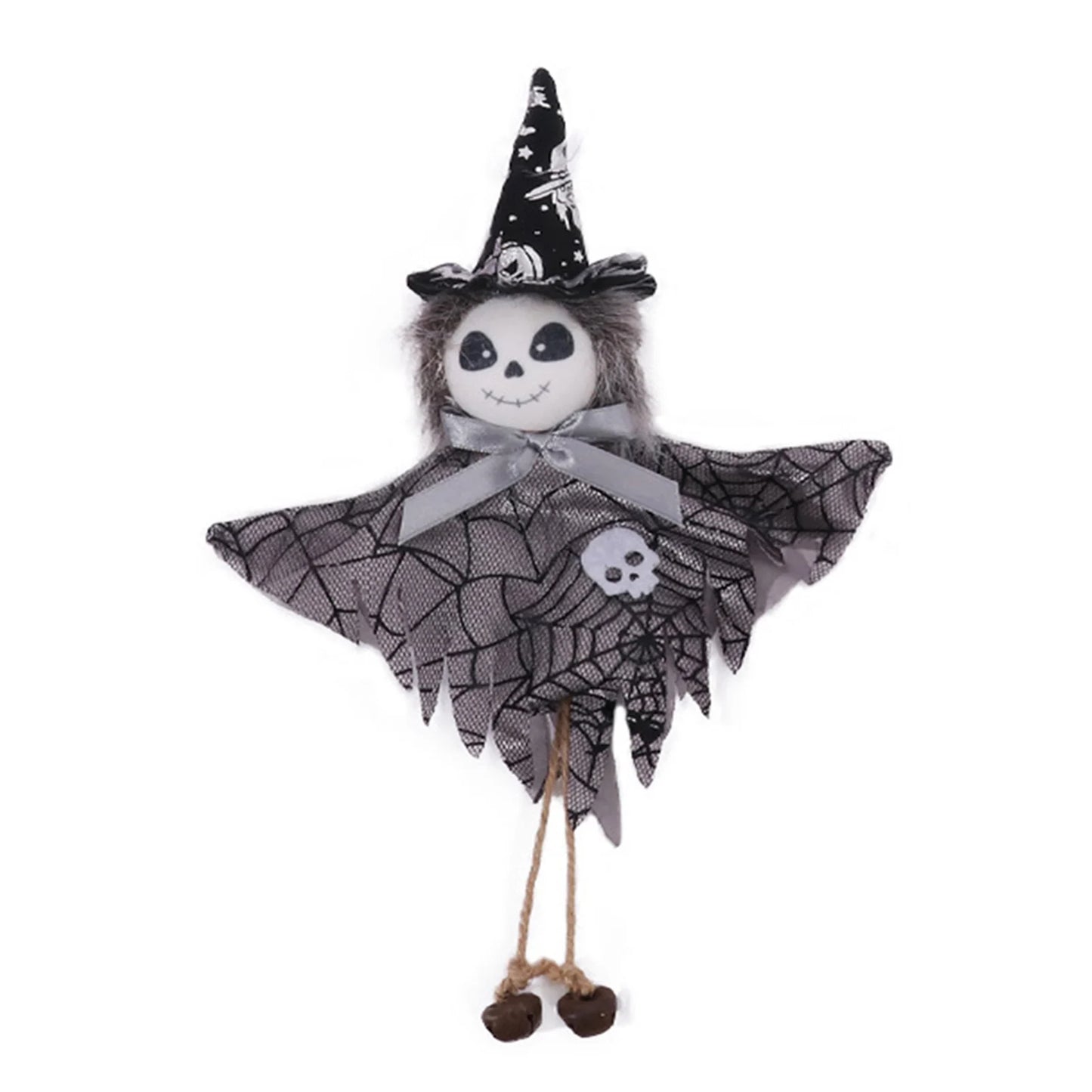 Halloween Hanging Decor Tree Ornaments Pumpkin Ghost Witch Pendant for Home Indoor Outdoor Party Peaceful Pleasures Health and Wellness White ghost
