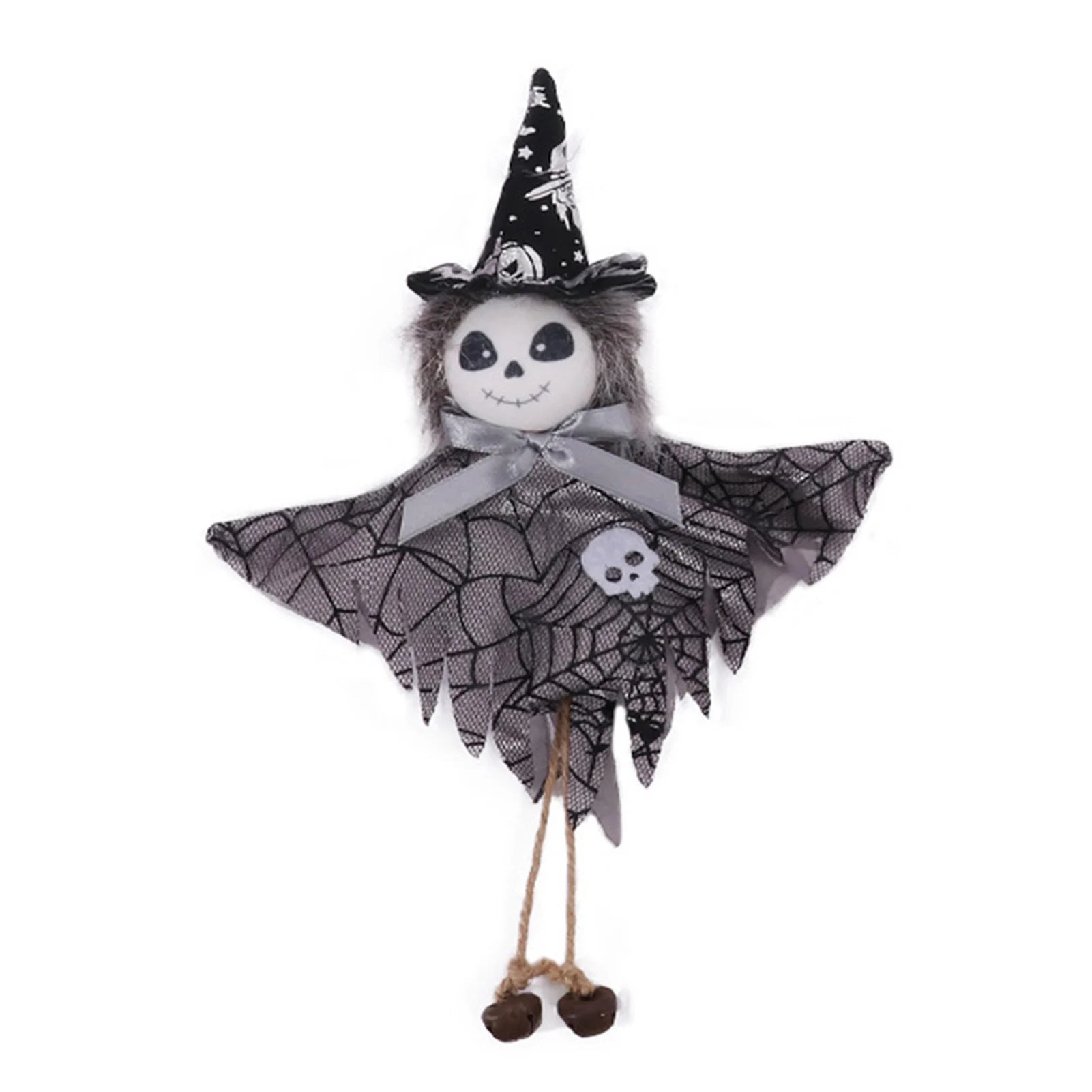 Halloween Hanging Decor Tree Ornaments Pumpkin Ghost Witch Pendant for Home Indoor Outdoor Party Peaceful Pleasures Health and Wellness White ghost