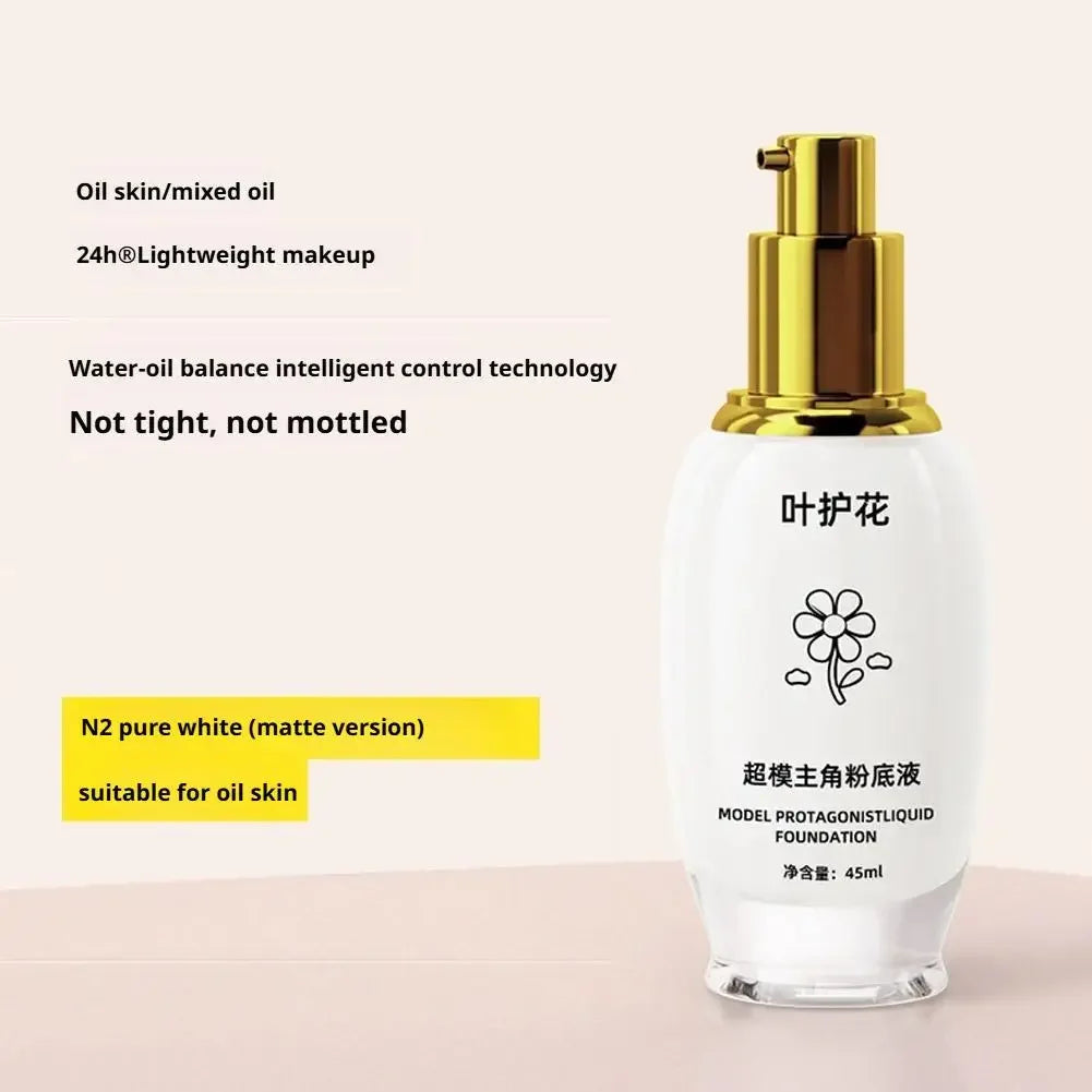 45ML Pure White Liquid Foundation Goth White Foundation Cream Concealer Cosplay Clown Halloween Face Body Paint Zombie Make-Up Peaceful Pleasures Health and Wellness