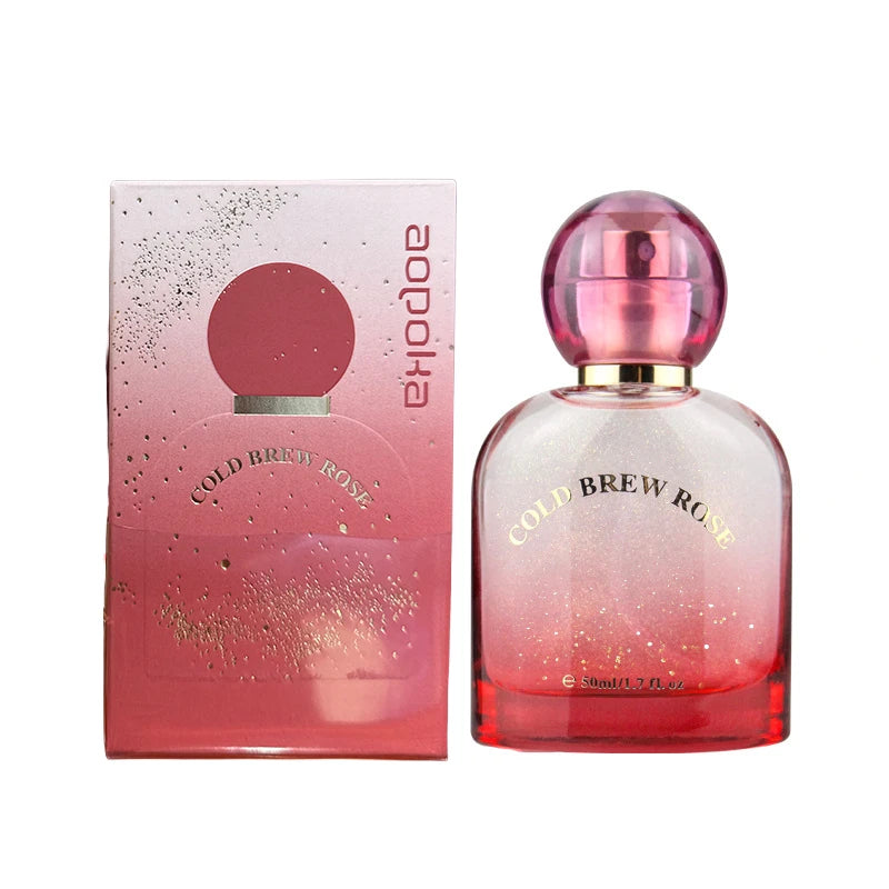Rose Floral Perfume Long Lasting Light Fragrance Woodsy Scented Body Spray With Glitter Shimmer Women Woody Eau De Toilette Peaceful Pleasures Health and Wellness Rose
