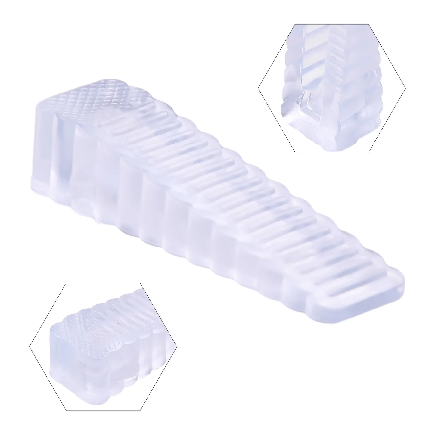 1X Rubber Door Stopper Home Anti-collision Safety Silicone Anti Slip