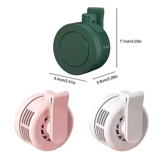 Mini Clip Fan Hanging Waist Neck Fan Girl Electric Air Cooling Fan USB Leafless Fan For Outdoor Camping Fishing Car Accessorie Peaceful Pleasures Health and Wellness