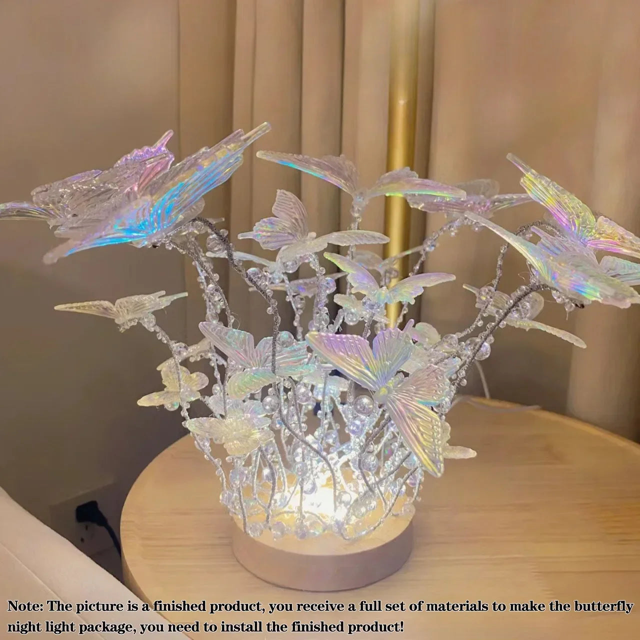 DIY Butterfly Night Light Kit – Romantic Bedside Lamp Gift
