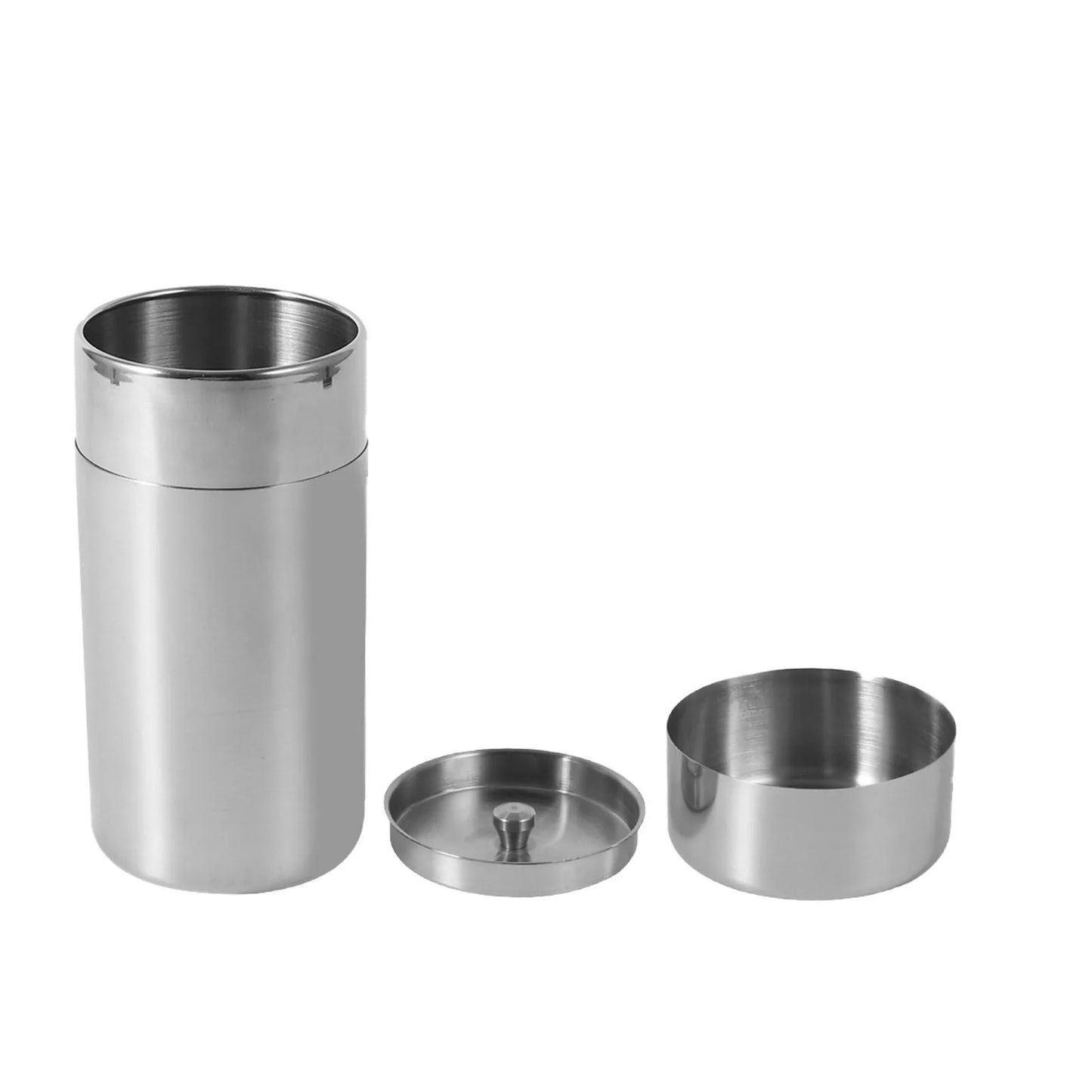 Loose Leaf Tea Tin Tea Canister Stainless Steel Tea Tins Canister Home Kitchen Canisters for Tea Coffee Sugar Storage Tea Can Peaceful Pleasures Health and Wellness JY39340-01