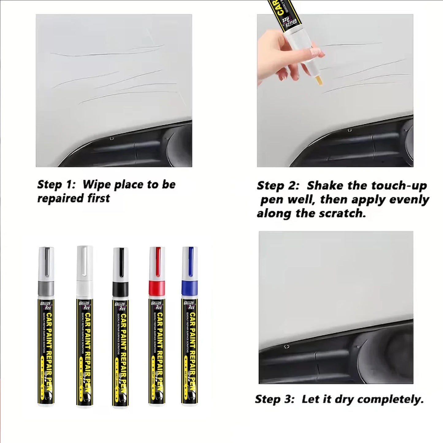 Car Paint Repair Pen – 20ml Scratch Touch-Up Paint