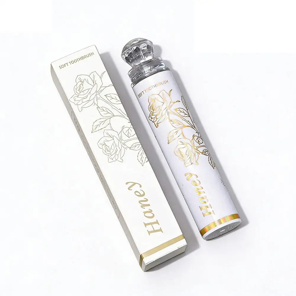 Lipstick Folding Travel Toothbrush – Ultra Soft Gift Box