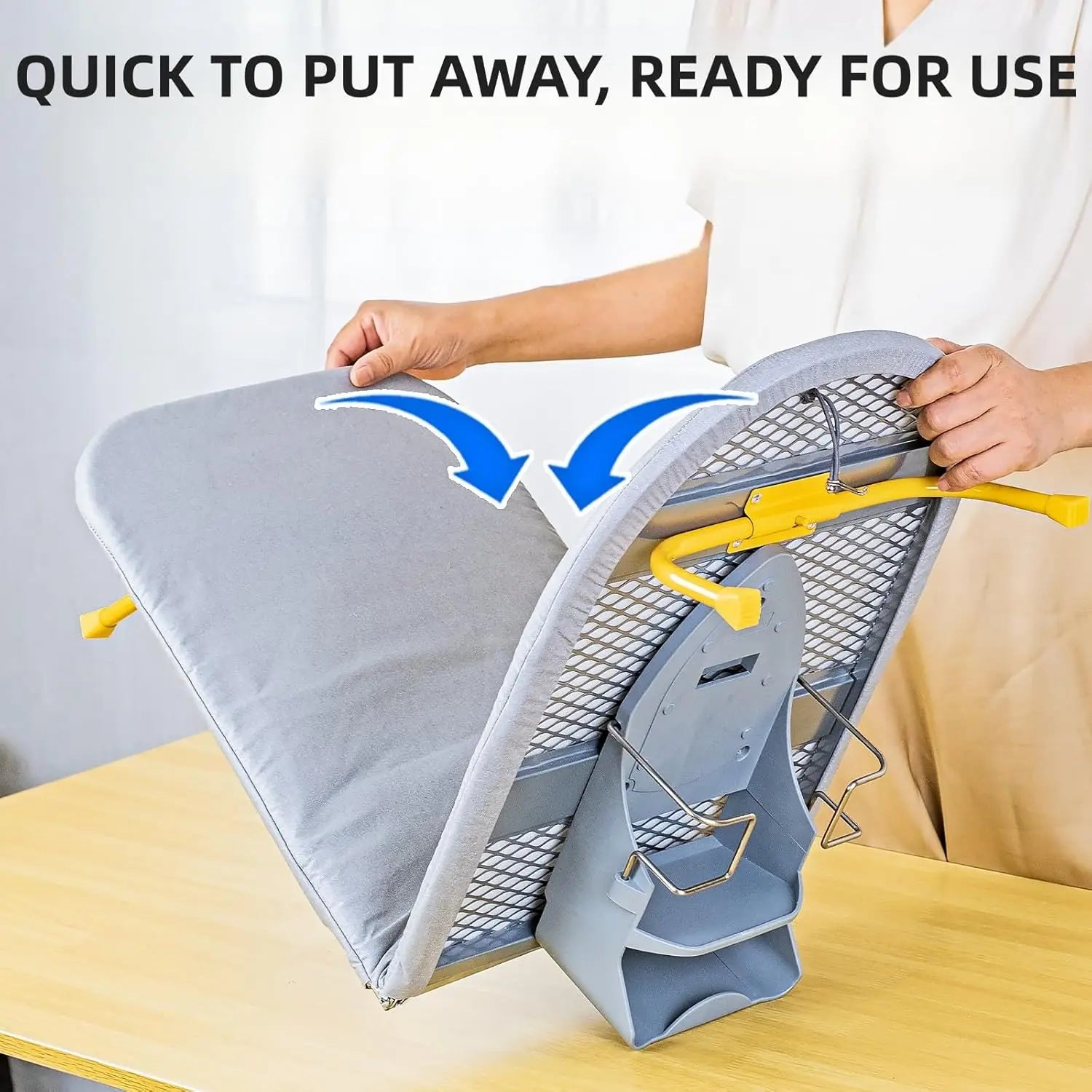 Wall Mount Folding Ironing Board with Iron Holder Ironing Board Peaceful Pleasures Health and Wellness
