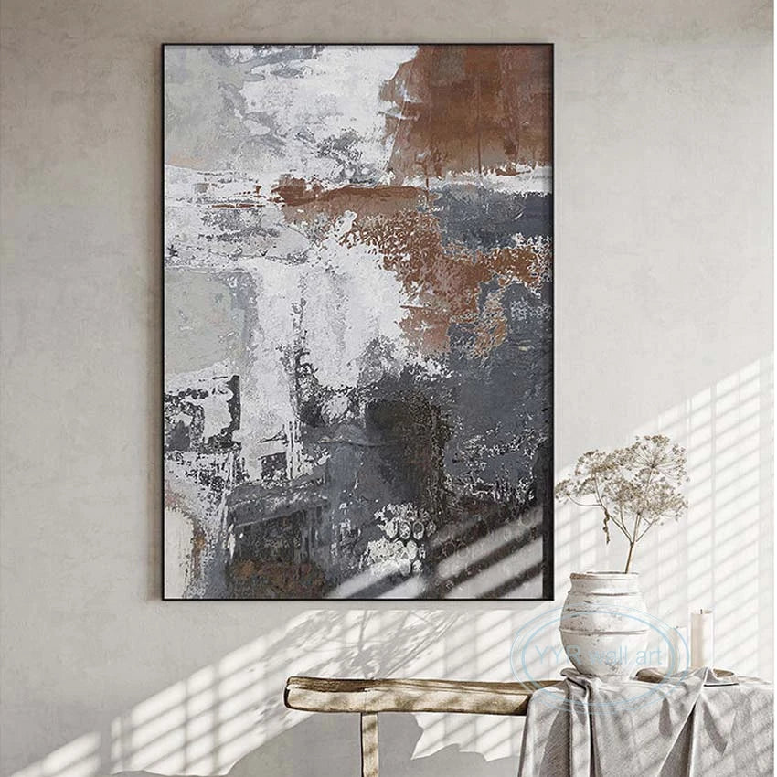 Wall Decoration Poster Living Room Bedroom Study Hotel Canvas Hanging Picture Modern Abstract 100% Handmade Custom Oil Painting Peaceful Pleasures Health and Wellness