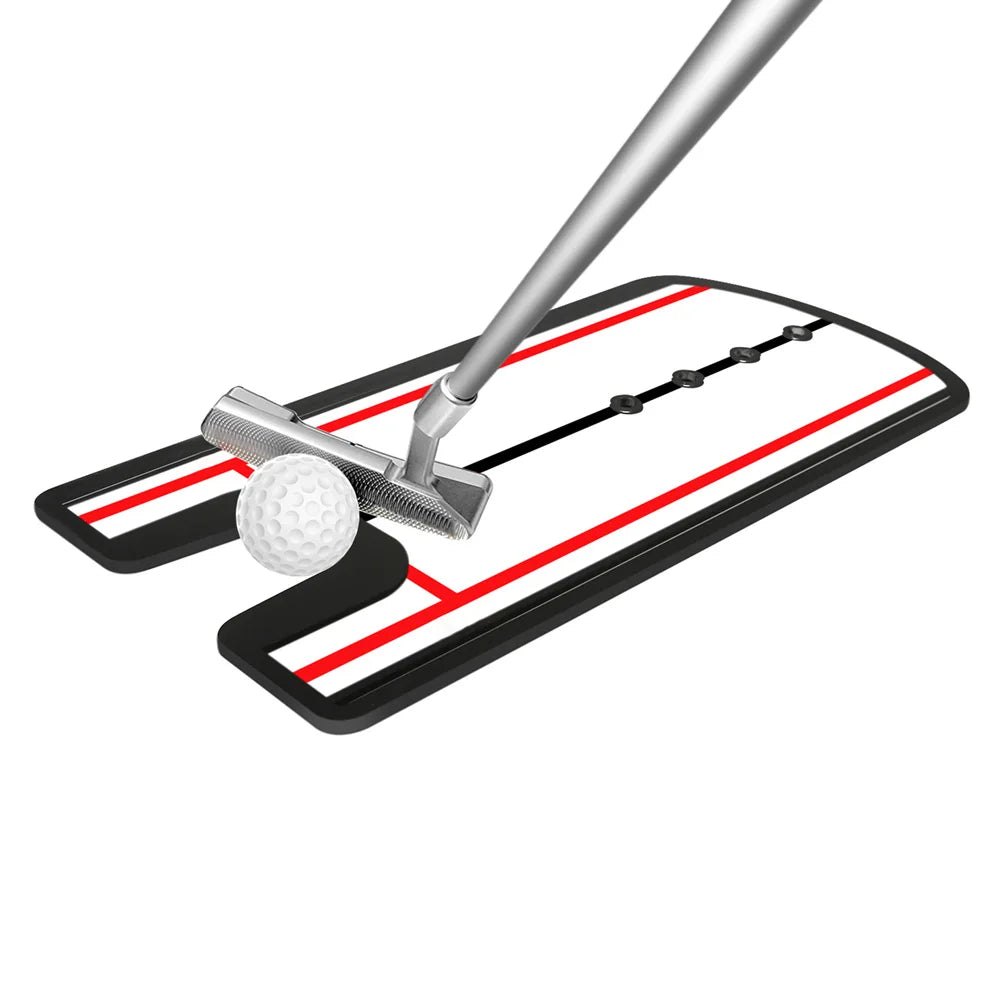 Golf Putting Practice Mirror Putting Mirror Alignment Training Aid Golf Practice Putter Mirror Eye Line Peaceful Pleasures Health and Wellness