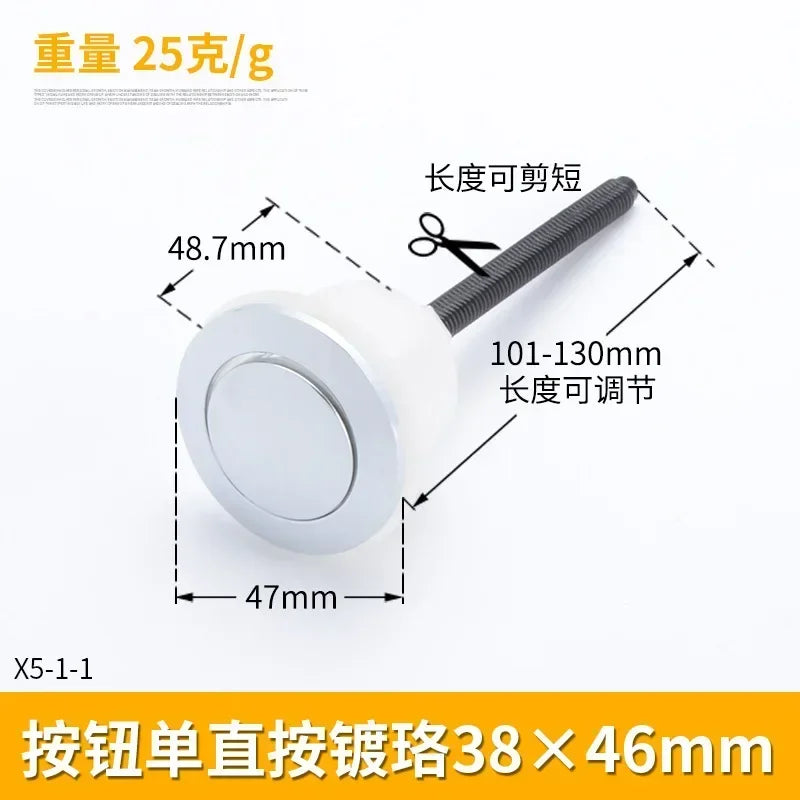 Dual Flush Toilet Tank Button 38mm 48mm 58mm | Push Button