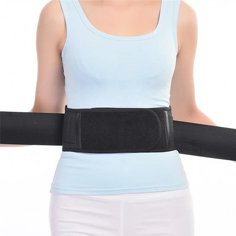 Waist Support Women Adjustable Self Heating Magnetic Therapy Back Waist Support Belt Lumbar Brace Massage Band Health Care Peaceful Pleasures Health and Wellness