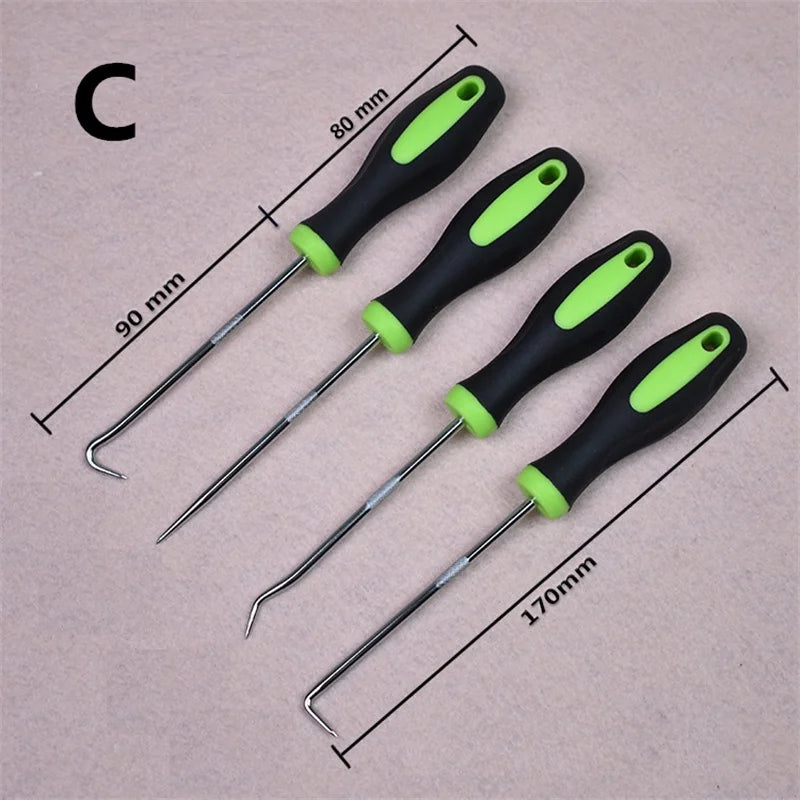 4-Piece Car O-Ring Oil Seal Pick & Hook Removal Tool Set Peaceful Pleasures Health and Wellness