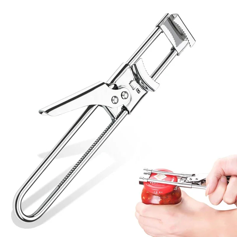 Stainless Steel Adjustable Multifunction Bottle & Jar Opener