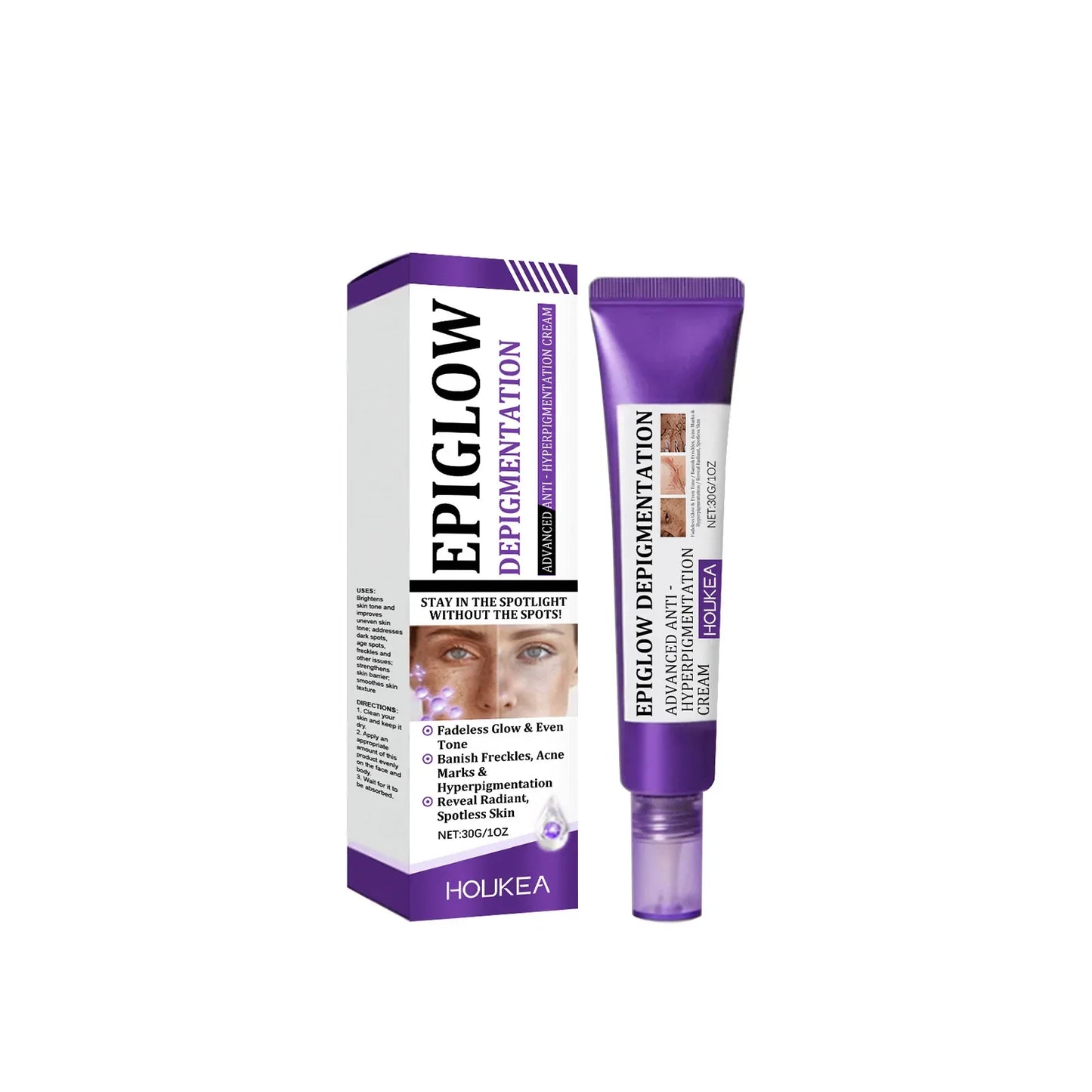 HOUKEA Whitening Freckle Cream – Dark Spots & Melasma