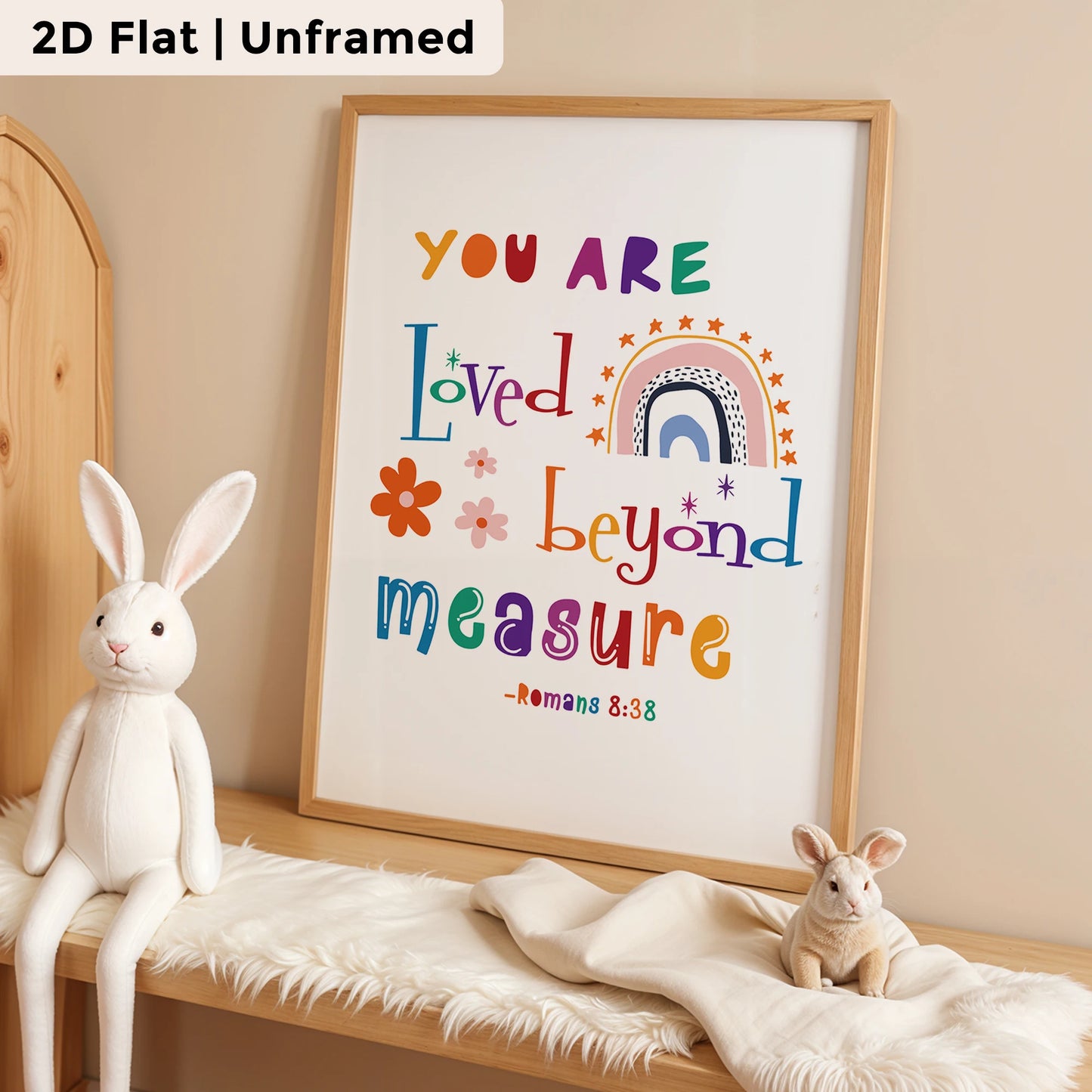 3-Piece Cartoon Motivational Canvas Wall Art | Kids Room Decor
