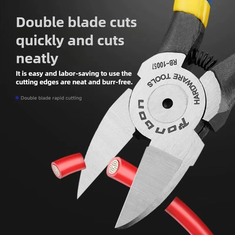 5/6/7 Inch Diagonal Cutting Pliers – Wire Stripper & Side Cutter Peaceful Pleasures Health and Wellness