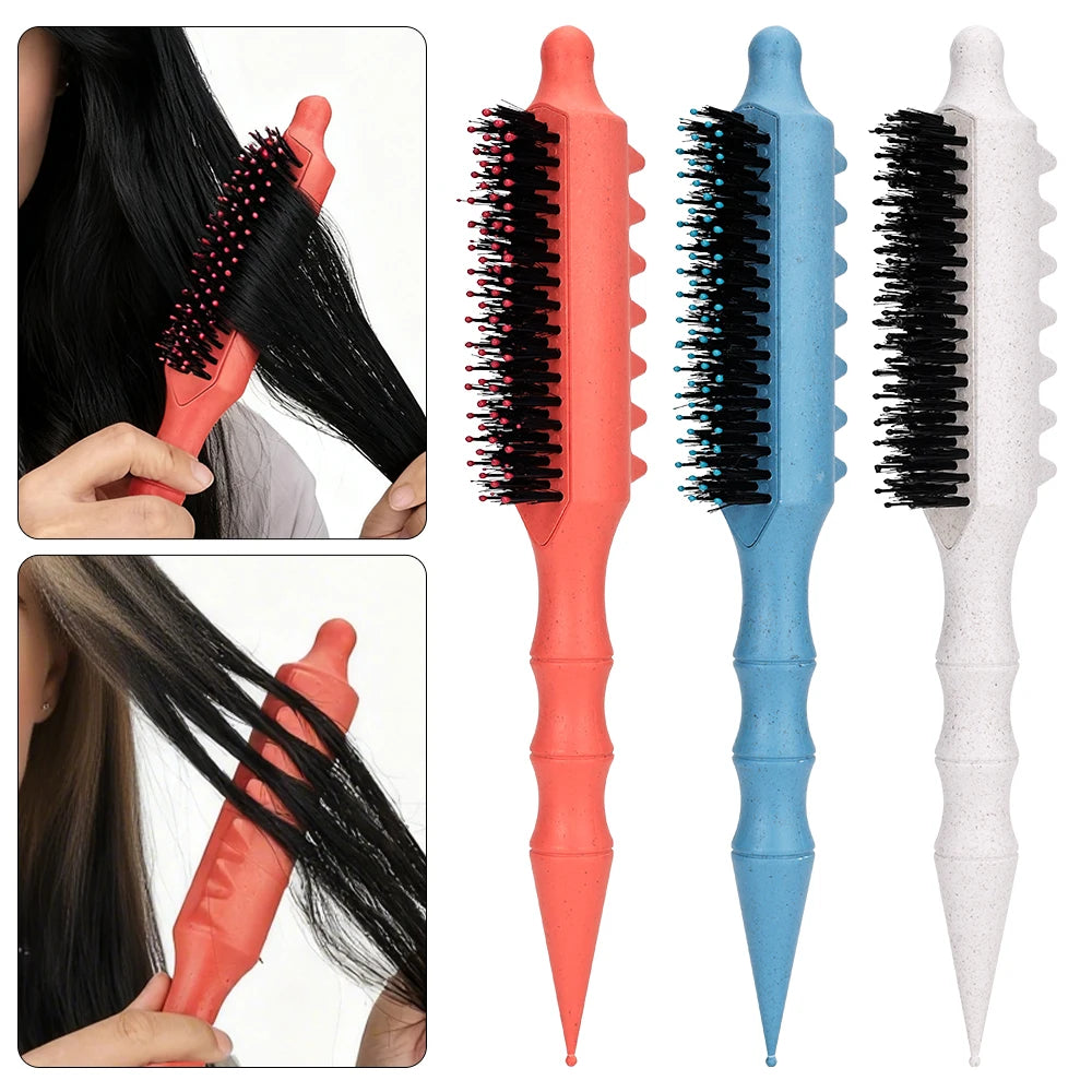 New STYLISH TAIL COMB - Multi-Row Teasing Comb for Voluminous Updos & Curls - Boar Bristle Hair Brush for Professional Styling Peaceful Pleasures Health and Wellness