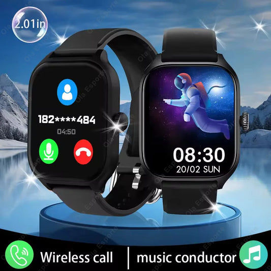 New Smart Watch Bluetooth Talk Tracking Heart Rate Sleep Monitor Multi-sport Modes Bluetooth Smart Watch Gifts for Men and Women Peaceful Pleasures Health and Wellness