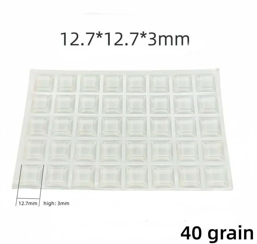 Self-Adhesive Clear Silicone Cabinet Door Bumpers & Cushion Pads