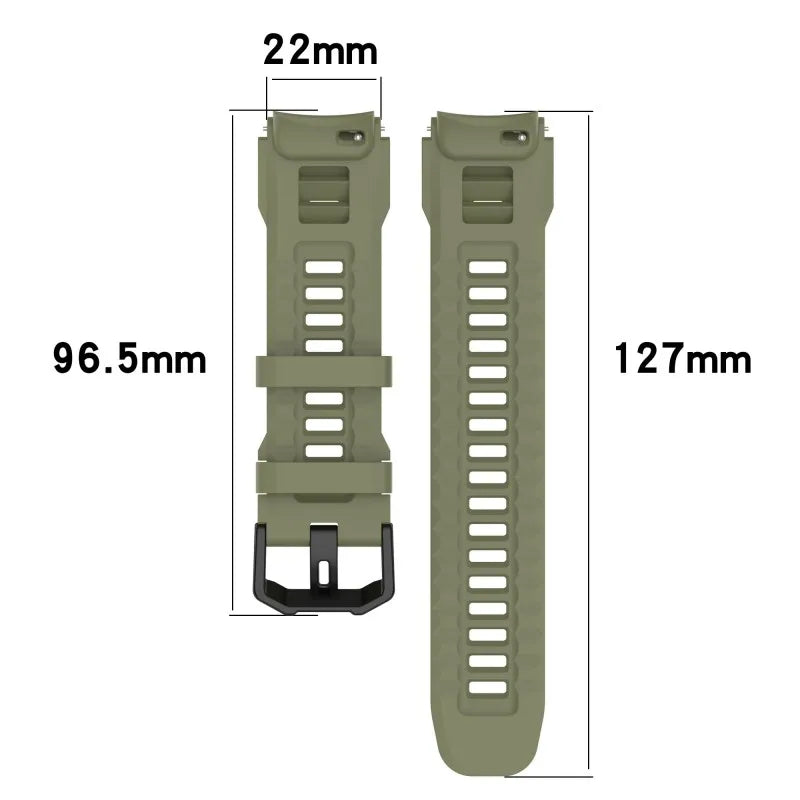 Official Silicone Strap for Amazfit T-REX 3 Pro Smart Watch Strap Watchband Sport Wristband Bracelet for T-Rex3 Pro Accessory Peaceful Pleasures Health and Wellness