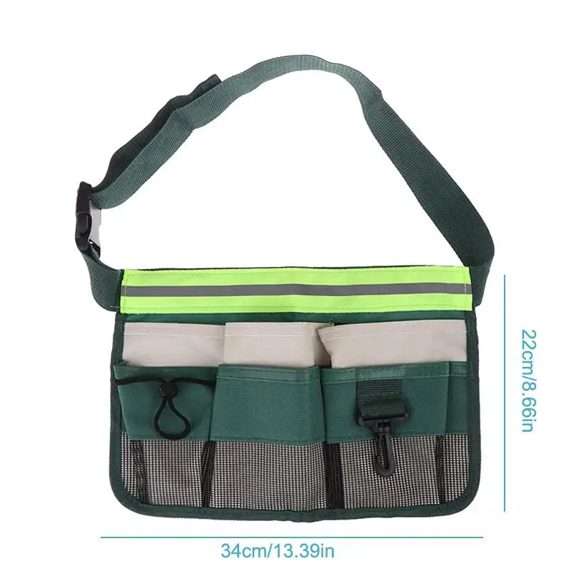 Oxford Tool Waist Bag – Multi-Pocket Belt Pouch for Work