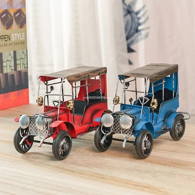Mini Iron Pedal Small Motorcycle Model Handmade Ornaments Creative Small Moto Statue Miniatures Art Crafts Decoration Kids Gift Peaceful Pleasures Health and Wellness