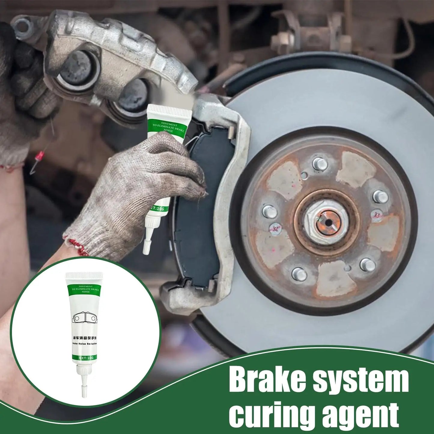 10g Brake Pad Grease | Noise Reduction & Heat-Resistant Lube