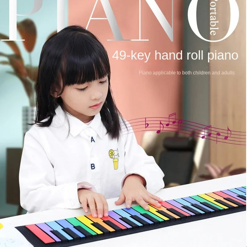 Colorful Flexible Piano Kids Electronic Keyboard Organ Enlightenment