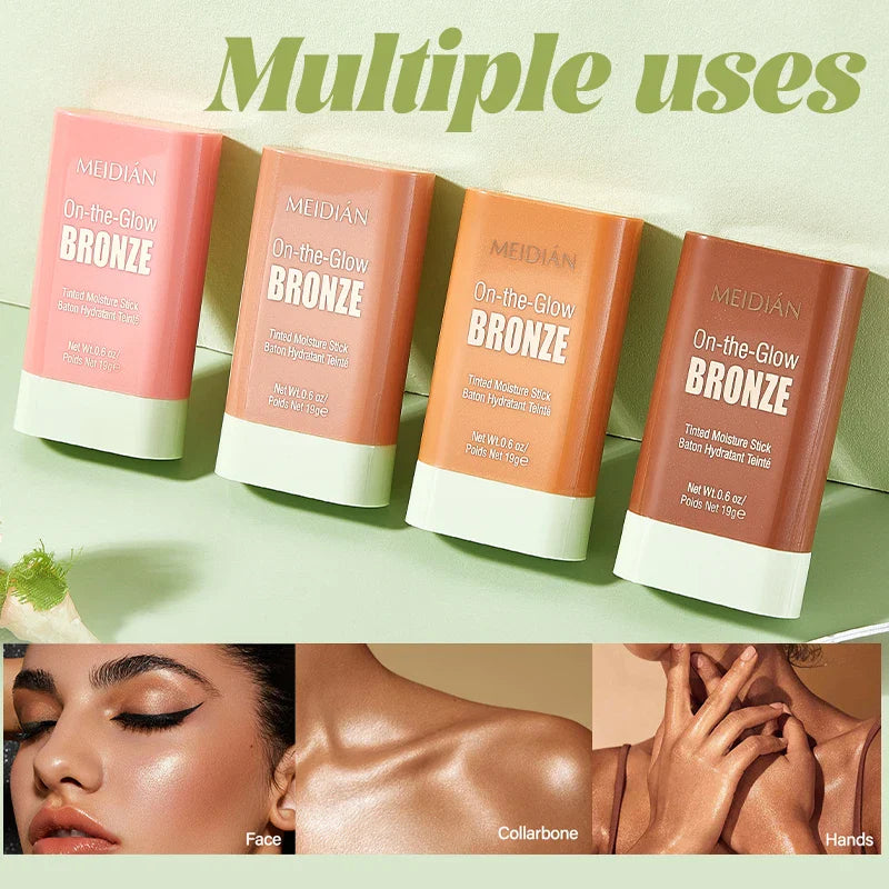 Waterproof Powder Blush Stick – Long-Lasting Vibrant Color