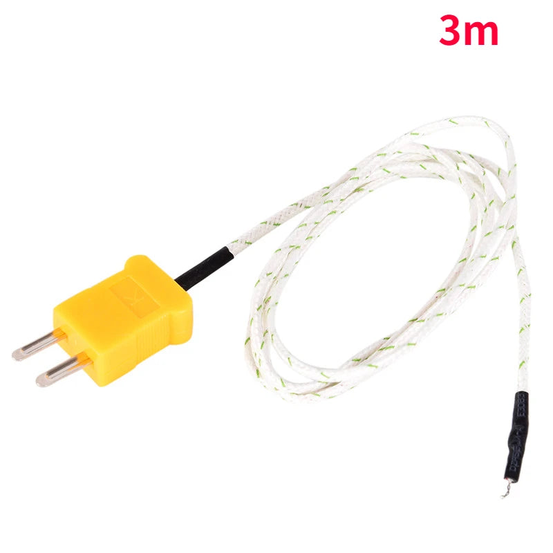 K-Type Thermocouple Probe Sensor 1M/3M/5M | TM-902C TES-1310