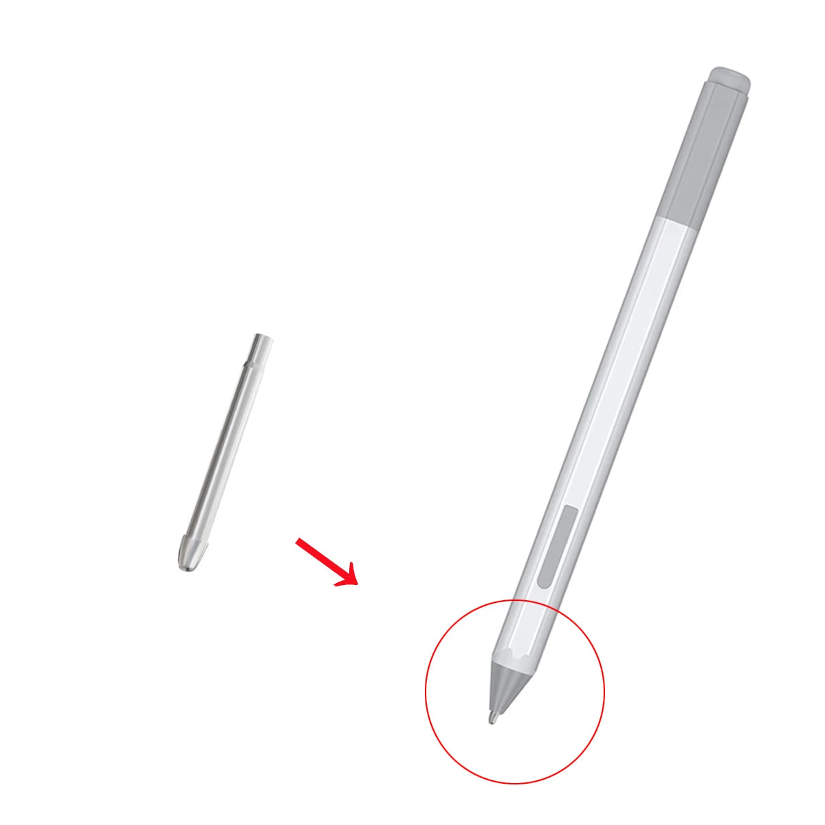 Titanium Alloy Pen Tips Pencil Like Refill Replacement Nibs for Microsoft Surface Pro 7 6 5 4 Series(Model 1776) Surface Stylus Peaceful Pleasures Health and Wellness