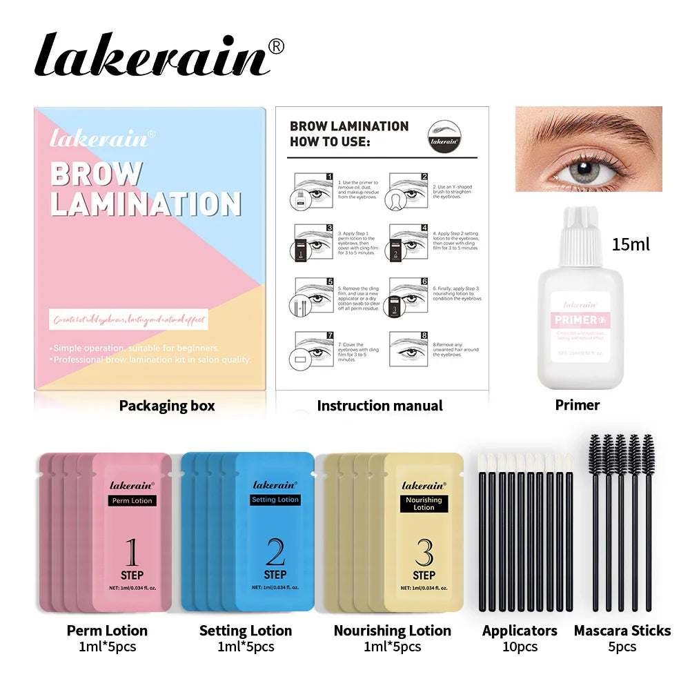 Lakerain Eyebrow Lamination Kit – DIY Brow Perm Set