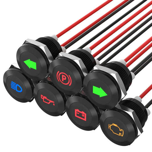 12V LED Indicator Light – Waterproof Dash Panel Peaceful Pleasures Health and Wellness United States