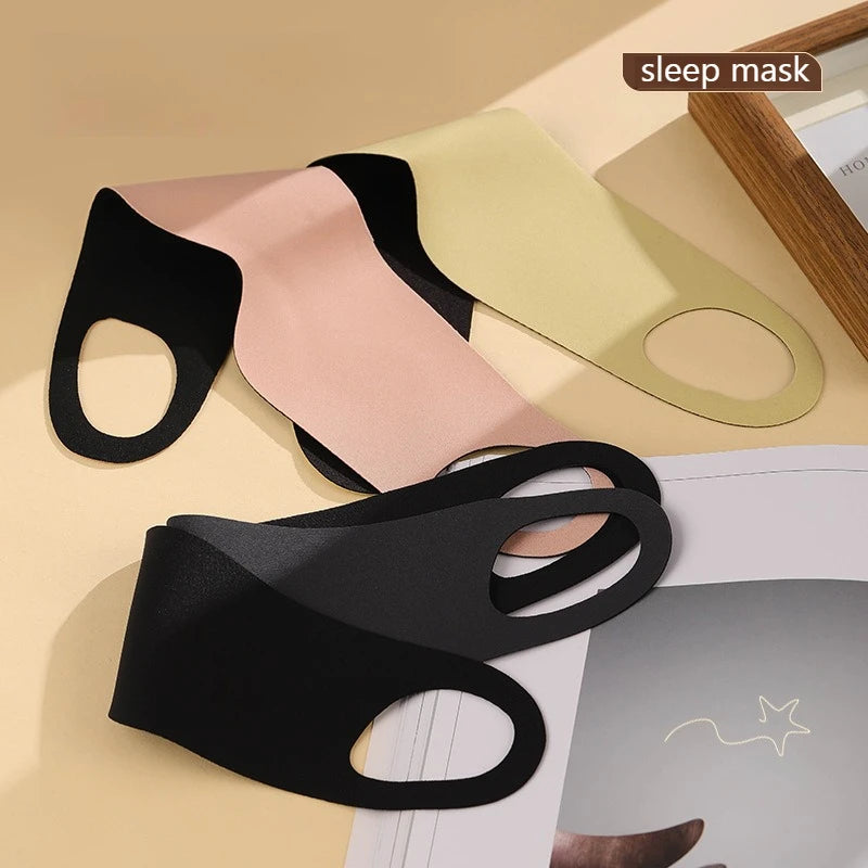 Seamless Blackout Sleep Mask | Lightweight Ear-Hanging Eye Mask Sleep Eye Mask Peaceful Pleasures Health and Wellness