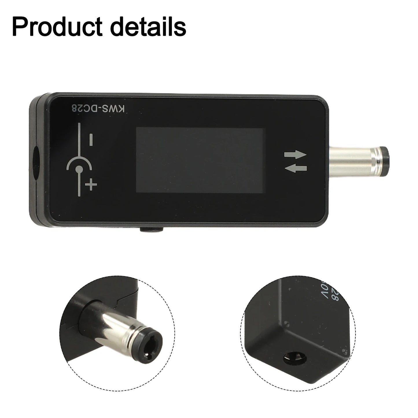 KWS DC28 Charging Tester Current Voltage Power Meter Computer Monitor