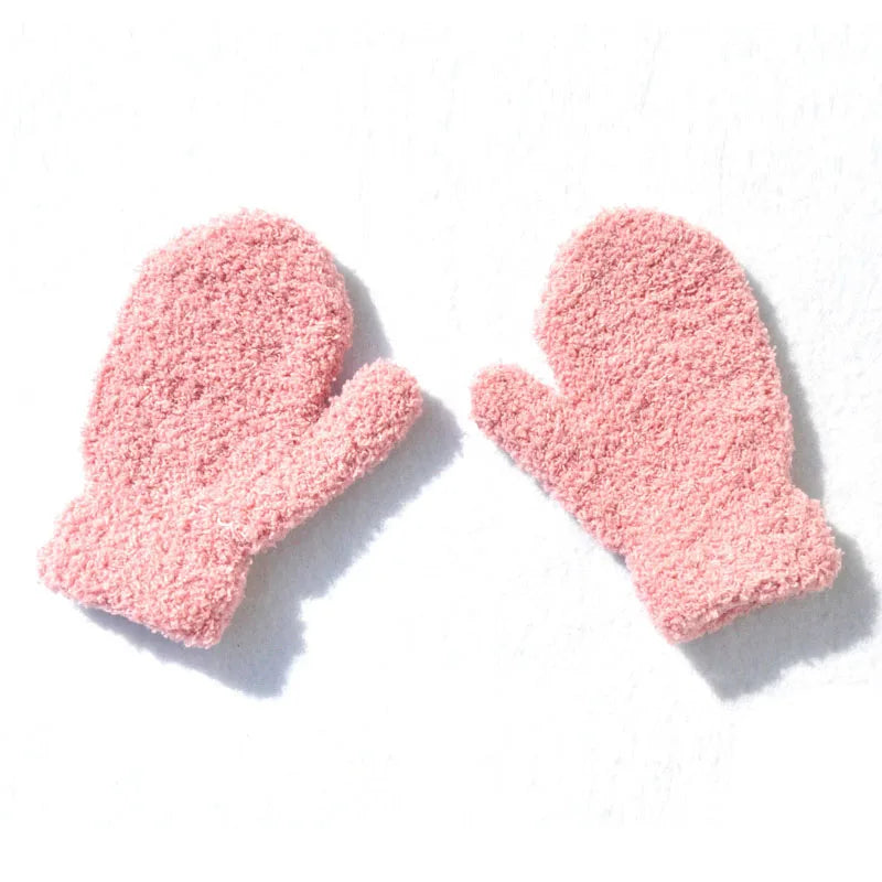 Baby Winter Mittens Plush Fleece Gloves for Toddlers 1-4Y