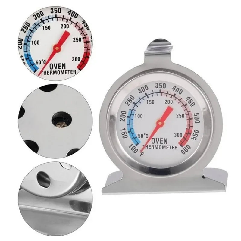 Household Thermometer Stainless Steel Oven Large Diameter Vertical