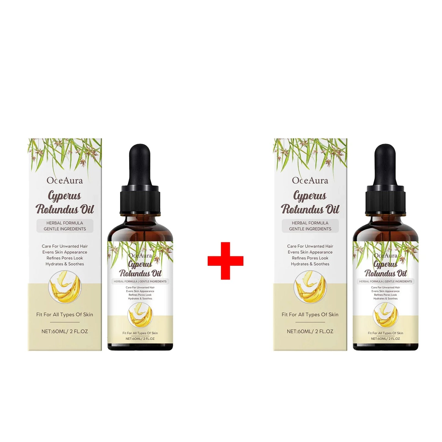 OceAura Cyperus Rotundus After-Shave Hair Growth Inhibitor Oil