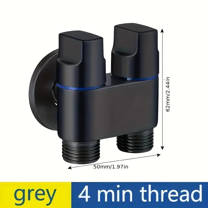 Stainless Steel Dual-Control Angle Valve | Anti-Backflow