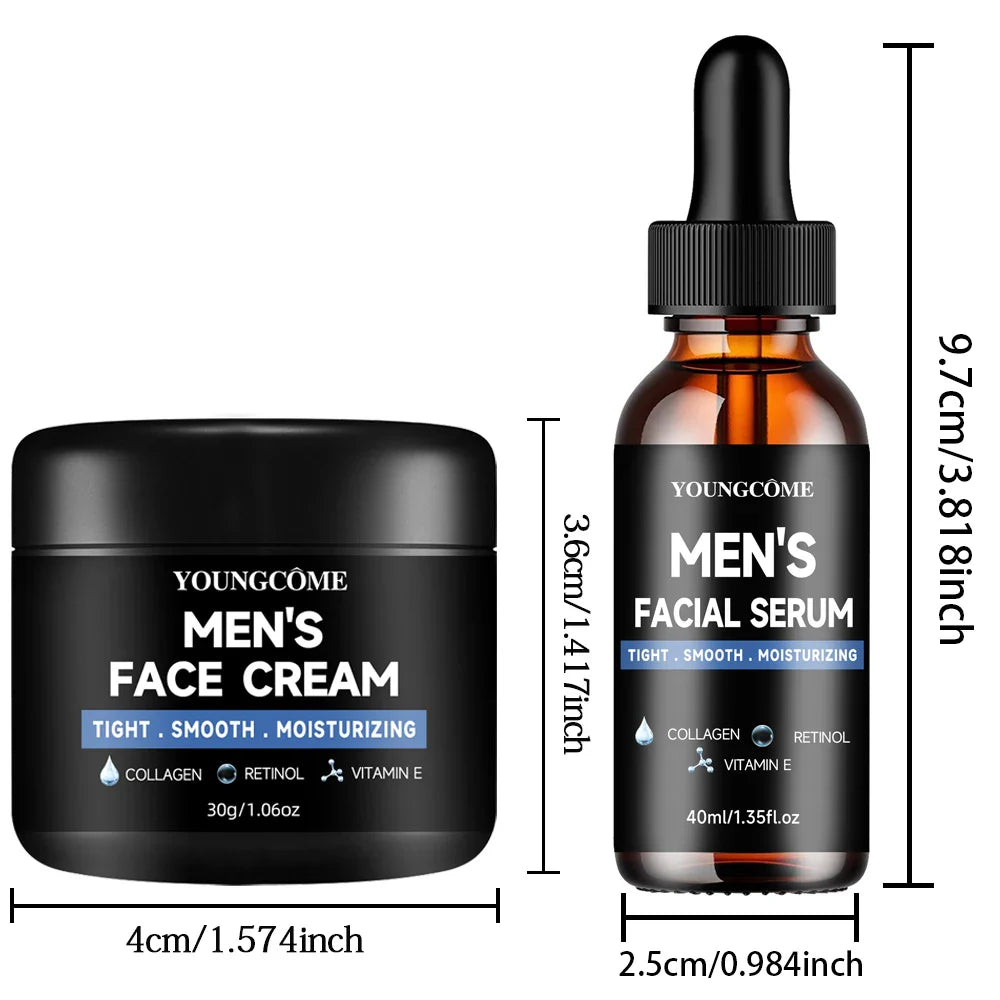 YOUNGCOME Men's Skincare Set – Collagen, Retinol & Vitamin E